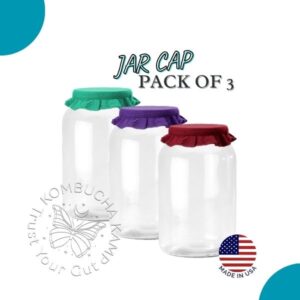 Pack of 3 Brewer Tee Set Gallon Glass Jar Size